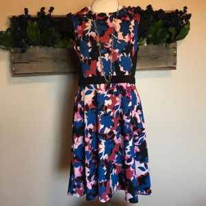 Floral pattern dress